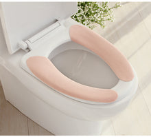 Load image into Gallery viewer, 3pcs General Form Toilet Cushion Seat Cushion Waterproof Household Toilet Seat Happy Day
