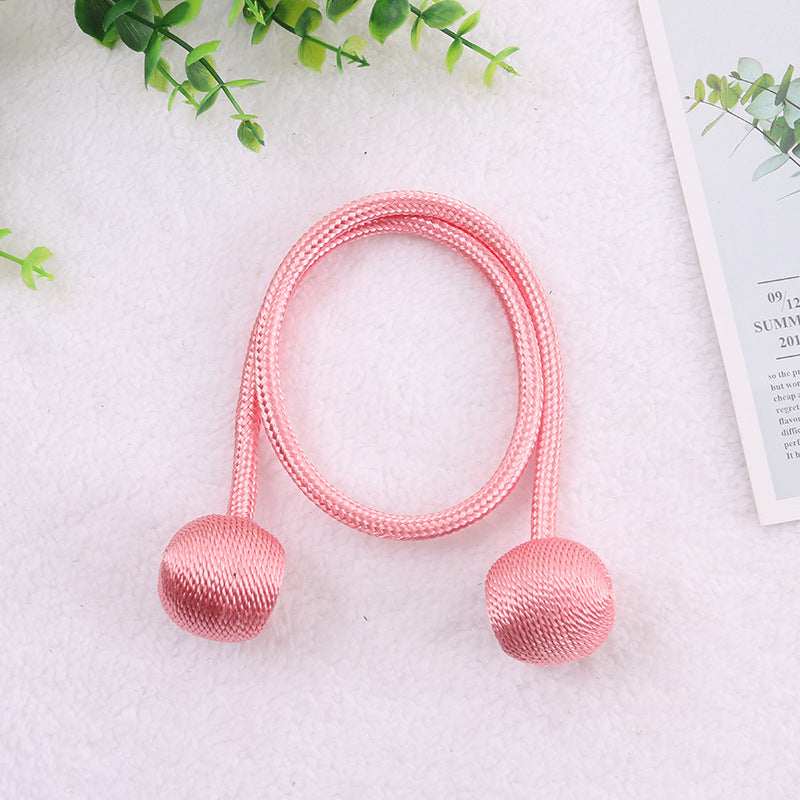 20 Colors Creative Punch-Free Curtain Magnetic Button Earphone Magnetic Buckle Rope