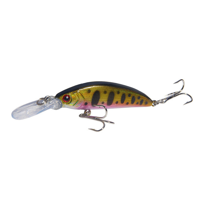 2pcs Lure 7cm/5.7G Far Cast Submerged Mino Fresh Water Lure Topmouth Culter