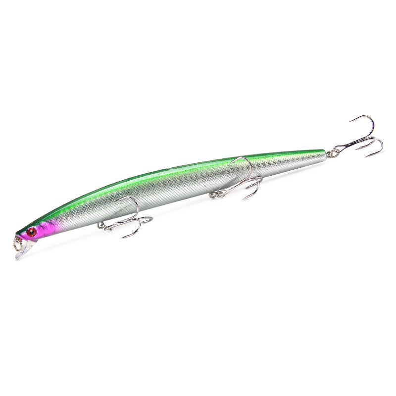 2pcs Sea Fishing Freshwater Lure Mino Bait 23G18cm Simulation Plastic False Bait Bait-like