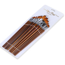 Load image into Gallery viewer, 13 Double Color Nylon Hair Long Brush Holder  Paint Brushes Pen
