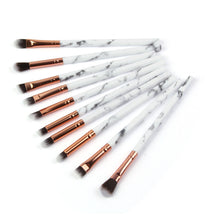 Lade das Bild in den Galerie-Viewer, 10 Marbling Makeup Brushes Eye Brush Beauty Tools
