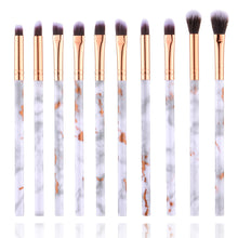 Lade das Bild in den Galerie-Viewer, 10 Marbling Makeup Brushes Eye Brush Beauty Tools
