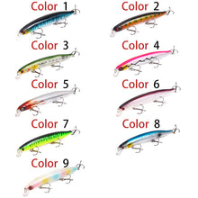 Lade das Bild in den Galerie-Viewer, 2pcs Lure Mino 19.1G/13.5cm Submerged Bait Far Throw Outdoor Fishing
