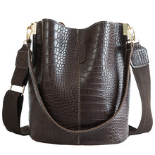 Lade das Bild in den Galerie-Viewer, Alligator Print Handbag Women's Ins Shoulder Bag Double-Shoulder Strap Women's Bag Crossbody Bag Bag
