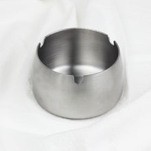 Lade das Bild in den Galerie-Viewer, Ashtray Cylinder Stainless Steel Plated round Large Advertising Hotel KTV Stainless Steel Ash Tray
