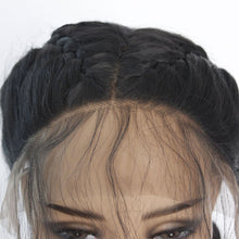 Lade das Bild in den Galerie-Viewer, Women Wig Front Lace Braid Hair Headgear W414
