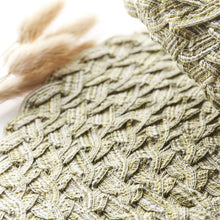 Load image into Gallery viewer, 2PCs Nordic Pure Color Cotton Yarn Interwoven 4 Colors round Table Mat
