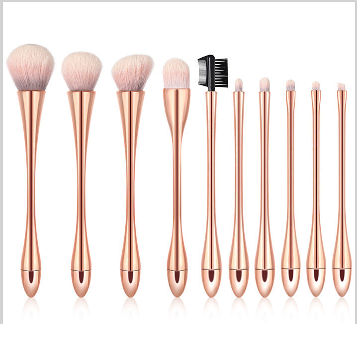 10-Piece Makeup Brush Small Waist Goblet Makeup Brush Set