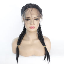 Lade das Bild in den Galerie-Viewer, Women Wig Front Lace Braid Hair Headgear W414
