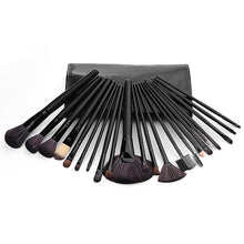 Lade das Bild in den Galerie-Viewer, 24 Pink Black Log Makeup Brush Set Makeup Tools Combination
