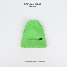 Load image into Gallery viewer, Warm Winter Knit Beanie Hats Trendy Korean Style Macaron Color Solid Color Windproof Wool Unisex
