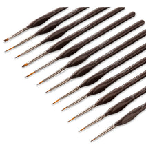 Load image into Gallery viewer, 12 Paint Brushes  Nylon Hair Hook Line  Watercolor Brush Professional
