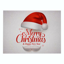 Load image into Gallery viewer, 2PCs Christmas Tablecloths Waterproof Polyester Linen Cartoon Printing Series Dining Table Cushion
