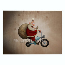 Load image into Gallery viewer, 2PCs Christmas Tablecloths Waterproof Polyester Linen Cartoon Printing Series Dining Table Cushion
