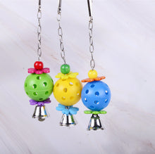 Load image into Gallery viewer, 3pcs Safe Non-Toxic Bird Toys Parrot Egg Ball Toy Bite Hanging
