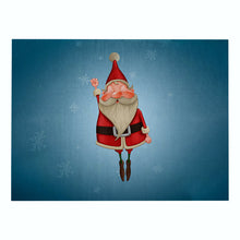 Load image into Gallery viewer, 2PCs Christmas Tablecloths Waterproof Polyester Linen Cartoon Printing Series Dining Table Cushion
