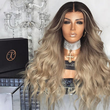 Lade das Bild in den Galerie-Viewer, Women Wig Medium Long Curly Hair Synthetic Wigs W442
