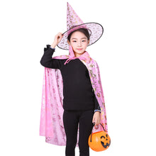 Lade das Bild in den Galerie-Viewer, 2x Halloween Xmas Christmas Gifts Decoration Children&#39;s Cloak Bronzing Pumpkin Cloak Witch Suit Parent-Child Dress up
