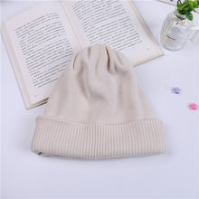 Load image into Gallery viewer, Warm Winter Knit Beanie Hats Woolen Cap Women Autumn and Winter Korean Style Postpartum Unisex
