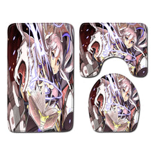 Load image into Gallery viewer, 3pcs Toilet Seat Cover Pads Cartoon Anime Bathroom s Three-Piece Carpet   Set Door  Bathroom Non-Slip
