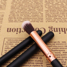Load image into Gallery viewer, 12 PCs Makeup Brush Set Skin Color Brown Gold Beauty Tools Eye Shadow Brush
