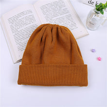 Load image into Gallery viewer, Warm Winter Knit Beanie Hats Woolen Cap Women Autumn and Winter Korean Style Postpartum Unisex
