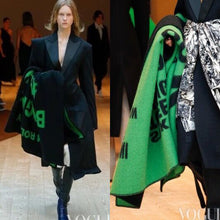Load image into Gallery viewer, Classic Style Letter Wool Shawl Blanket Aircraft Blanket Decorative Blanket Woven Blanket
