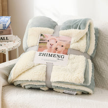 Lade das Bild in den Galerie-Viewer, Berber Fleece Blanket Solid Color Winter Thickened Velvet Blanket Single Double Blanket Double Layer Gift Blanket
