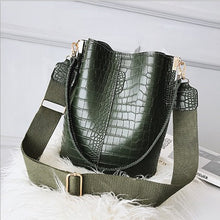 Lade das Bild in den Galerie-Viewer, Alligator Print Handbag Women's Ins Shoulder Bag Double-Shoulder Strap Women's Bag Crossbody Bag Bag
