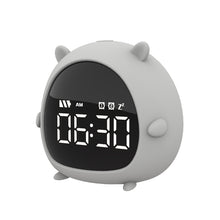 Load image into Gallery viewer, Smart Multi-Function Alarm Clock LED Display Cartoon Silicone Cute Pet Elf Night Light for Kids
