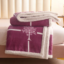 Load image into Gallery viewer, Flannel Berber Fleece Blanket Thickening Thermal Duvet Cover Double Fight Cover Blanket
