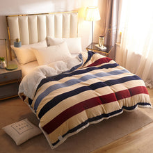 Load image into Gallery viewer, Flannel Berber Fleece Blanket Thickening Thermal Duvet Cover Double Fight Cover Blanket
