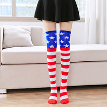 Lade das Bild in den Galerie-Viewer, 2x Halloween Xmas Christmas Gifts Decoration over the Knee Christmas Stockings Stockings
