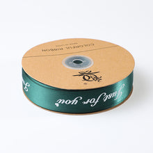 Load image into Gallery viewer, 2pcs Christmas Packing Materials 2.5cm * 45M Just for You Polyester Belt Cake Gift Bow
