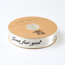 Load image into Gallery viewer, 2pcs Christmas Packing Materials 2.5cm * 45M Just for You Polyester Belt Cake Gift Bow
