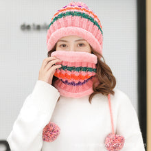 Lade das Bild in den Galerie-Viewer, Warm Winter Knit Beanie Hats Autumn and Winter  Warm Women's Bandana Head Unisex
