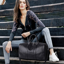 Load image into Gallery viewer, Portable Travel Bag Female Short Distance Luggage Bag Sports Bag Male Woven Bag Luggage Big Bag
