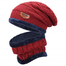 Lade das Bild in den Galerie-Viewer, Warm Winter Knit Beanie Hats Men 'S Korean-Style Fashionable Wool Thickened Warm Outdoor Winter Pullover Unisex
