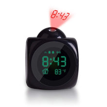 Load image into Gallery viewer, Smart Multi-Function Alarm Clock LED Display English Voice Time Projection Clock
