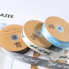 Load image into Gallery viewer, 2pcs Christmas Packing Materials 2.5cm * 45M Just for You Polyester Belt Cake Gift Bow
