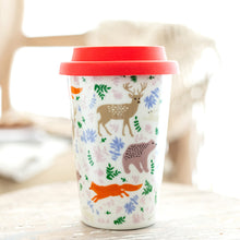 Load image into Gallery viewer, Xmax Christmas Cup Gift Creative Ceramic Mark with Cover Spoon Office Coffee Festival Give as Gifts
