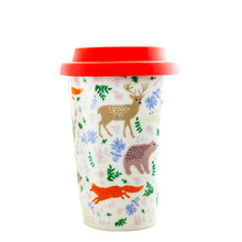 Load image into Gallery viewer, Xmax Christmas Cup Gift Creative Ceramic Mark with Cover Spoon Office Coffee Festival Give as Gifts
