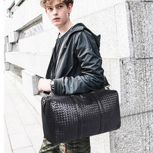 Load image into Gallery viewer, Portable Travel Bag Female Short Distance Luggage Bag Sports Bag Male Woven Bag Luggage Big Bag
