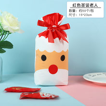 Lade das Bild in den Galerie-Viewer, 2x Halloween Xmas Christmas Gifts Decoration Ribbon Drawstring Bag Gift Candy Grocery Bag
