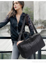 Load image into Gallery viewer, Portable Travel Bag Female Short Distance Luggage Bag Sports Bag Male Woven Bag Luggage Big Bag
