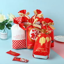 Lade das Bild in den Galerie-Viewer, 2x Halloween Xmas Christmas Gifts Decoration Ribbon Drawstring Bag Gift Candy Grocery Bag
