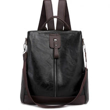 Lade das Bild in den Galerie-Viewer, New Business Multi-Purpose Schoolbag Anti-Theft Pu Soft Leather Ladies Large-Capacity Backpack
