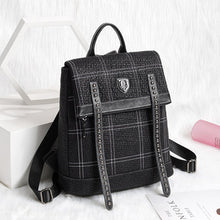 Lade das Bild in den Galerie-Viewer, New Korean Style Leather Backpack Women's Fashion Embroidery Thread Multi-Purpose
