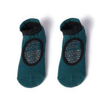 Lade das Bild in den Galerie-Viewer, 2 Pair Ladies Silicone Non-Slip Yoga Pilates Socks, Cotton Thickened Short Backless
